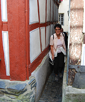 Stadtf�hrung durch Bacharach