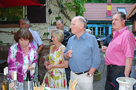 Der Beginn eines romantischen, genussvollen Men�abends